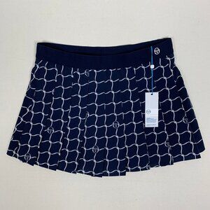 Sergio Tacchini Orazio Pleated Skort Women's Large Maritime Blue